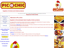 Tablet Screenshot of pic-a-chic.co.uk